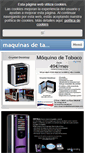 Mobile Screenshot of maquinasdetabacoyrecargas.com